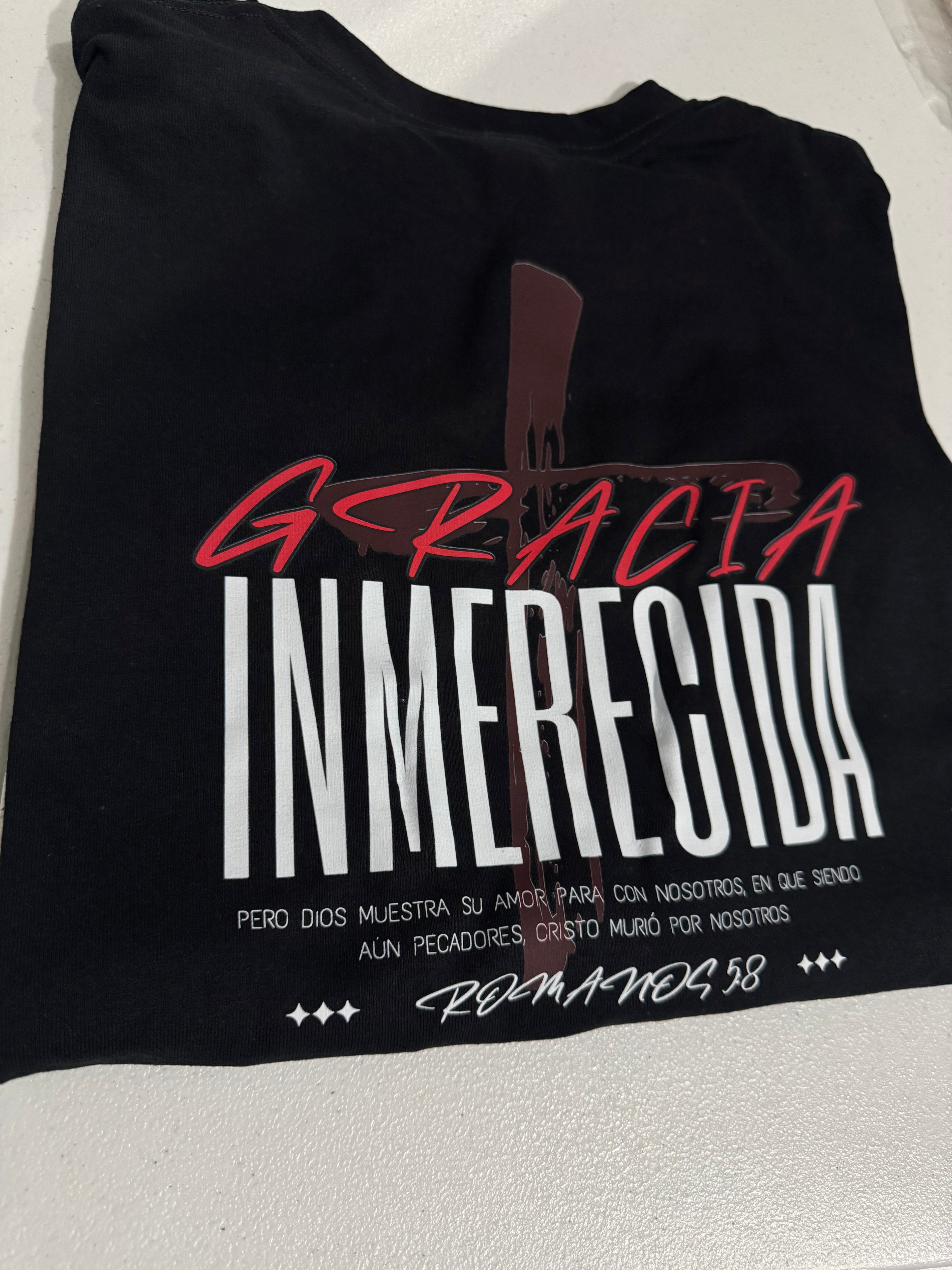 Camisa Cristiana “Gracia Inmerecida” – Fe que se Viste