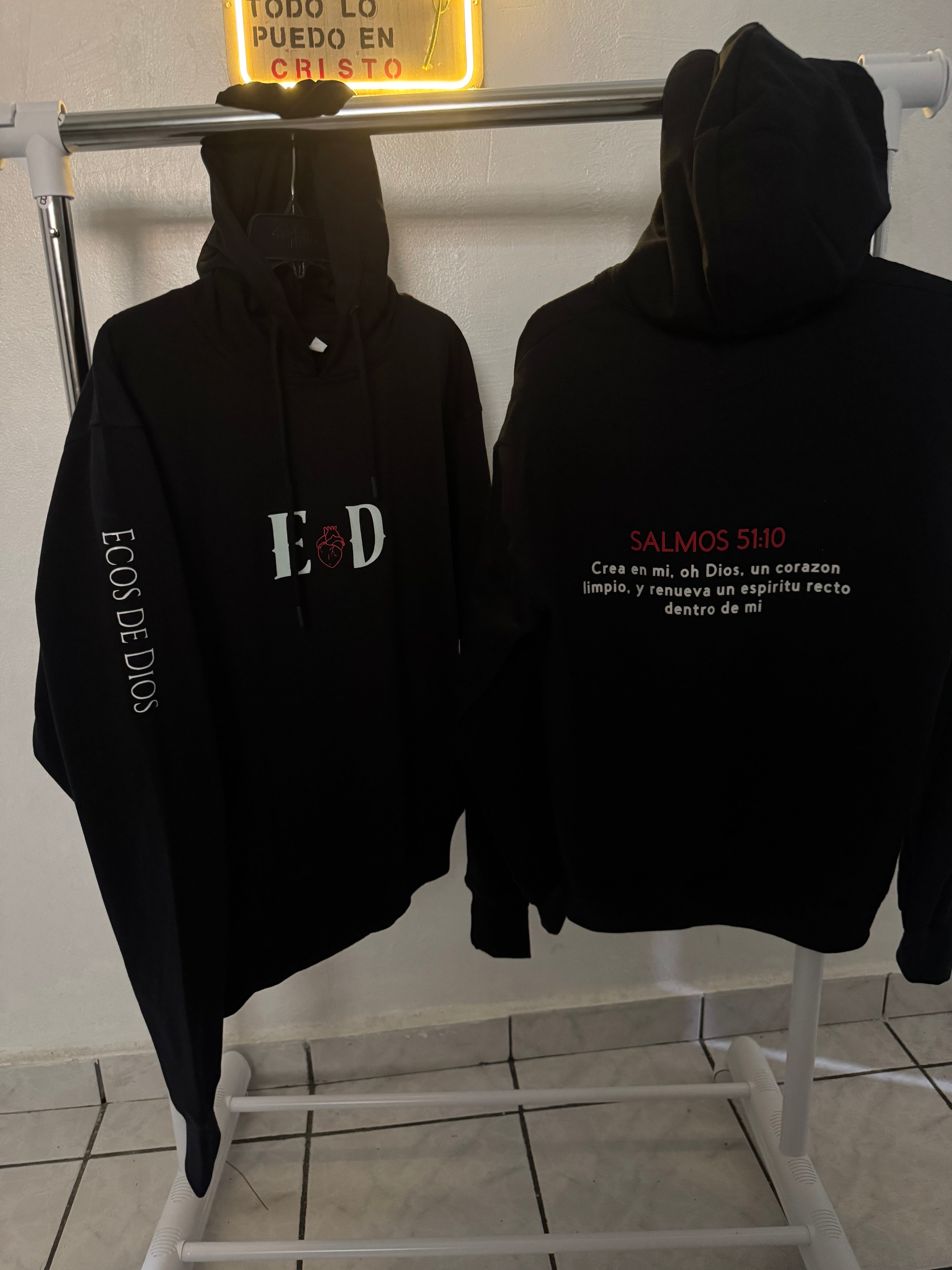 HOODIE con Versículo bíblico