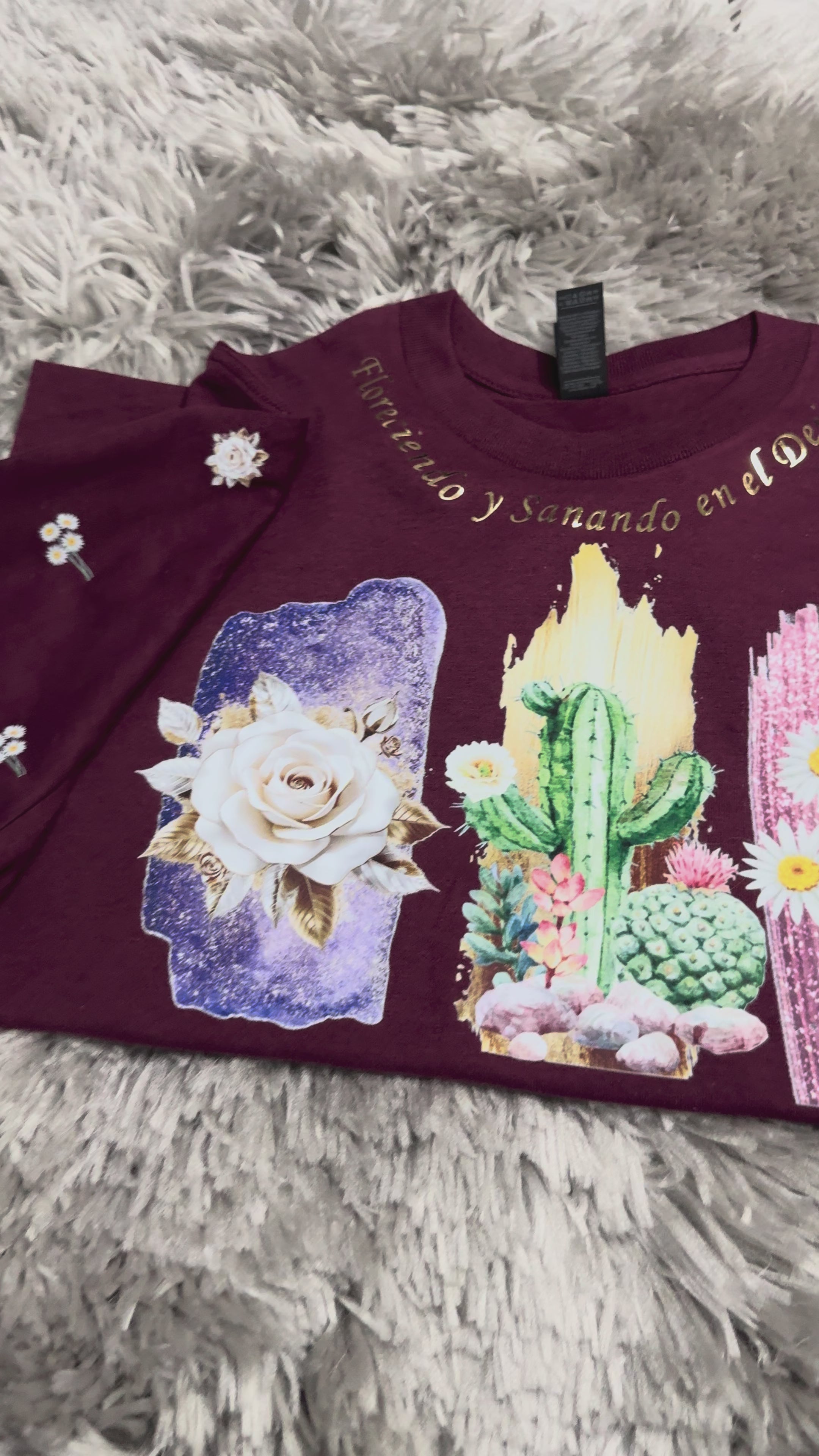 Camisa “Floreciendo y Sanando en el Desierto”